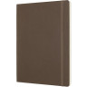 Блокнот MOLESKINE Classic Soft Large без линовки, коричневый QP618P14